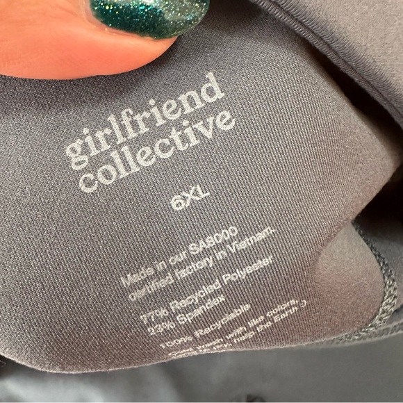 Girlfriend Collective Blue High Rise Compressive Legging Size 6XL - Picture 3 of 4